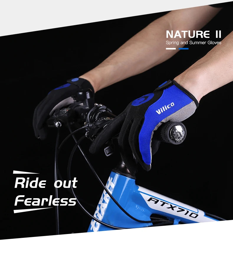 Herbst Winter MTB Radfahren Lange Finger Handschuhe Nicht-Rutsch Verschleiß Shock Proof Atmungsaktive Touchscreen Fahrrad Motorrad Handschuhe Männer