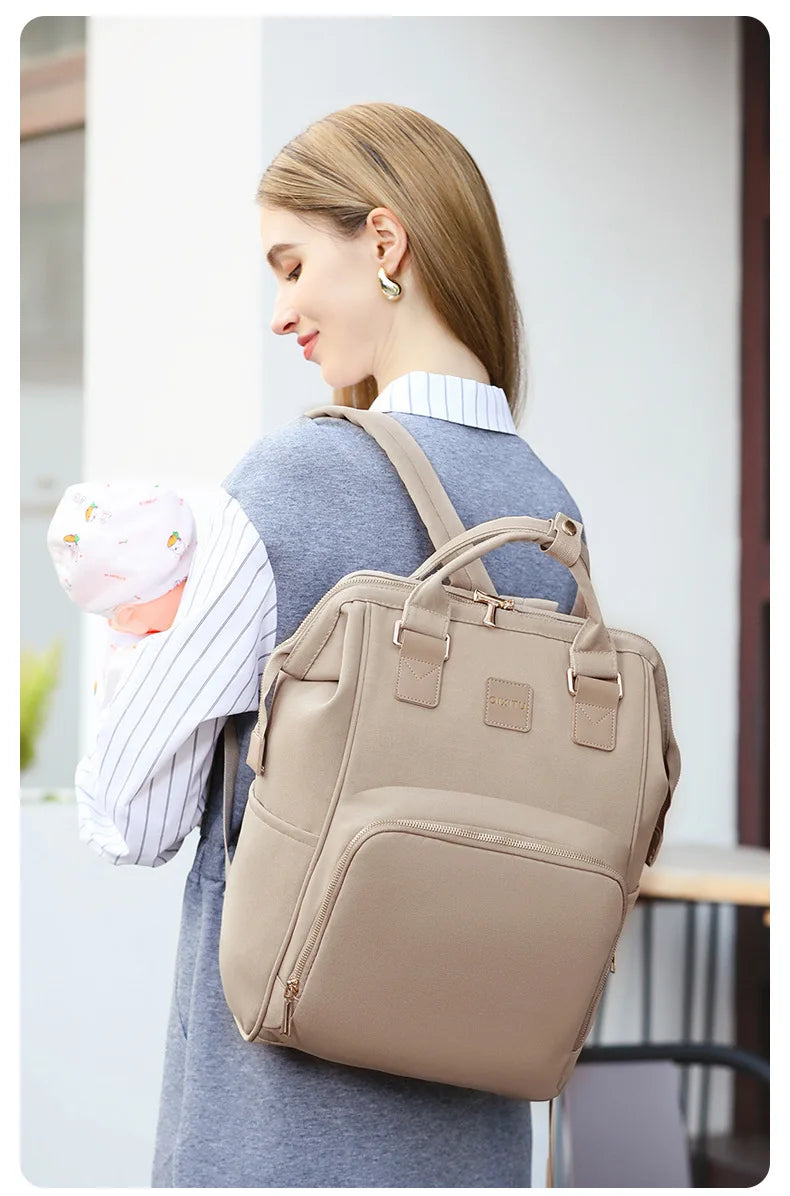Rucksack für Mutter und Baby, großes Fassungsvermögen, leichte Baby-Aufbewahrungstasche für Mütter zum Ausgehen