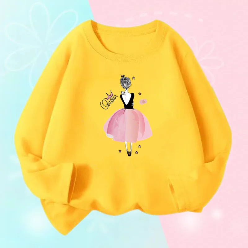 Girls Long Sleeve Graphic Tee