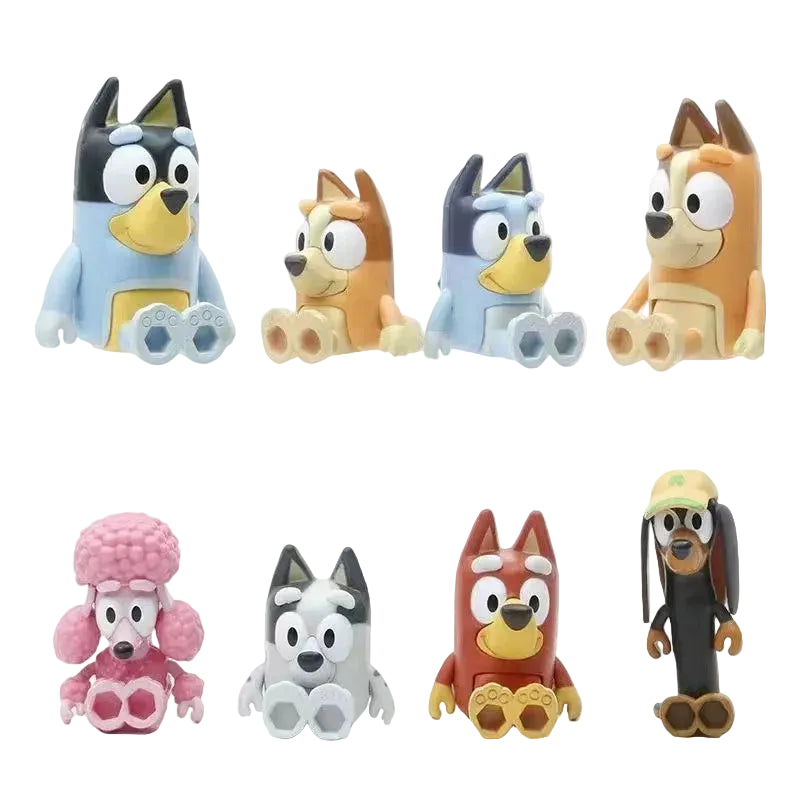 Bluey & Bingo Actionfiguren-Set