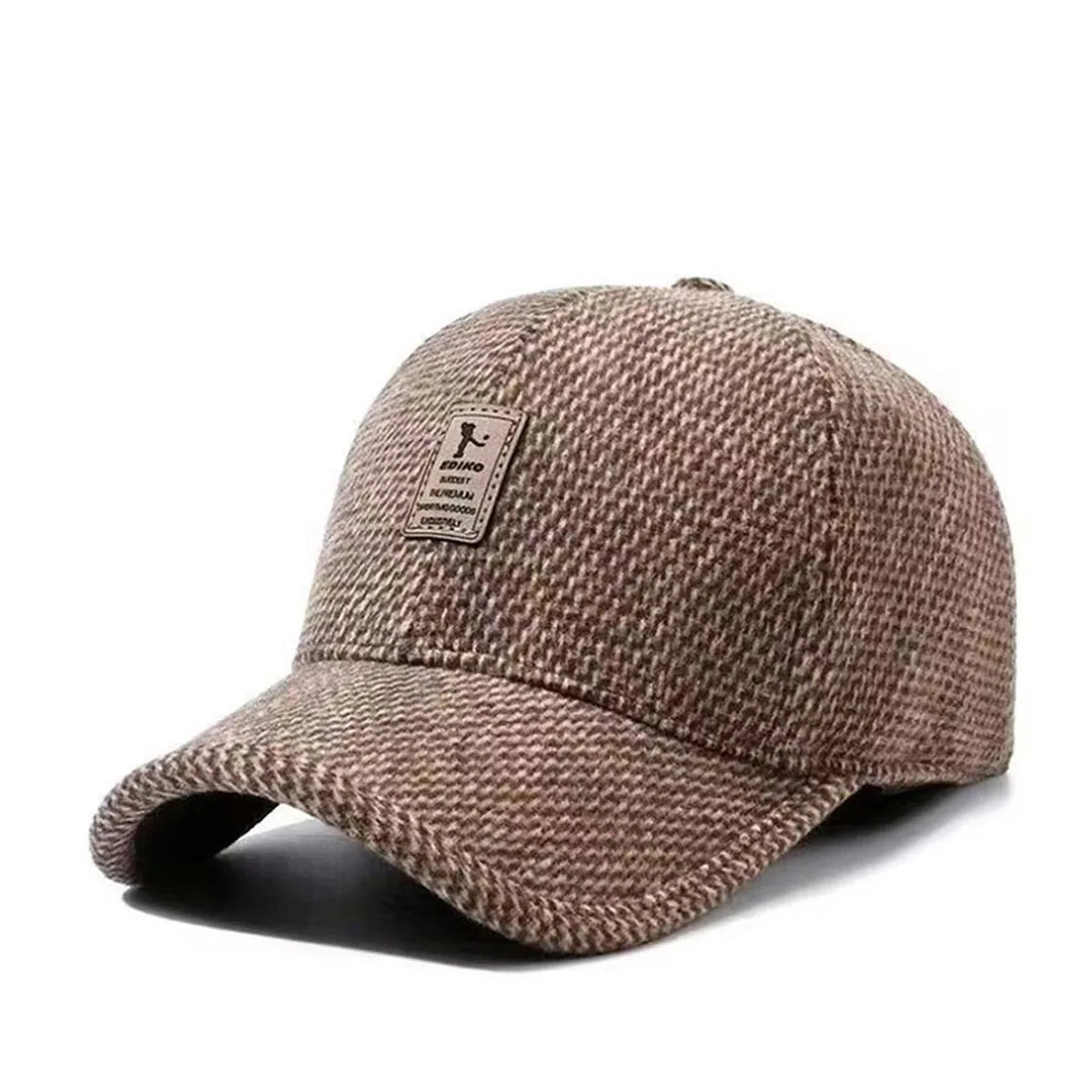 Mützen für Herren mittleren Alters und ältere Menschen für Herbst und Winter, warme Ohrenschutzkappen für ältere Menschen, Väter und Opa, mit Fleece gefütterte Baseballkappen