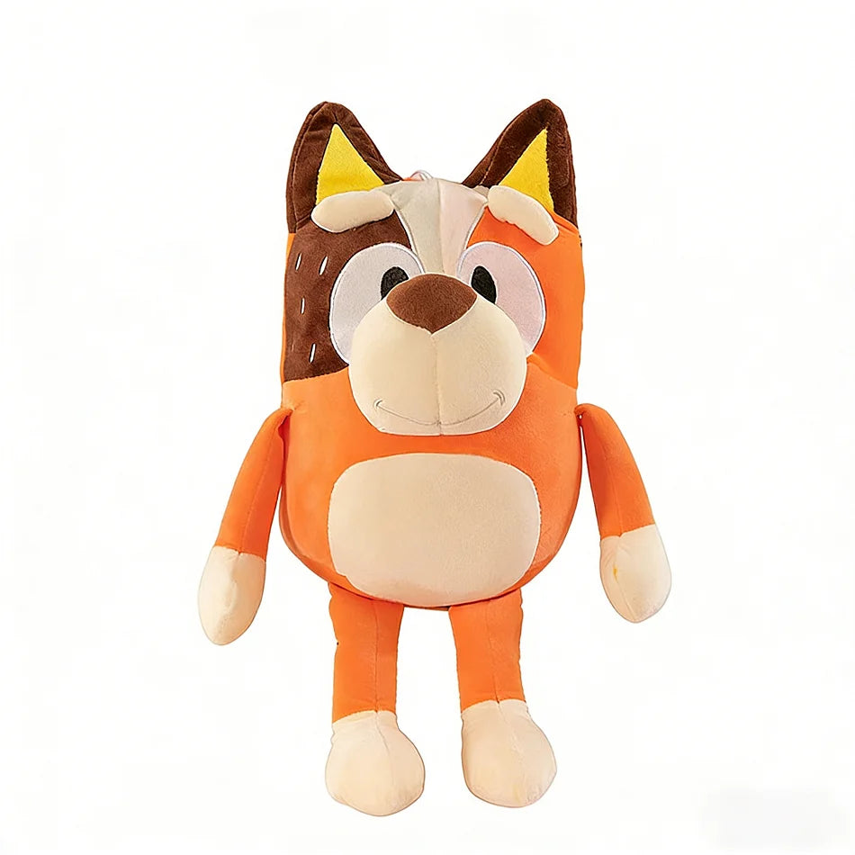 Peluche Blueyed Dog Bingo Dauhgter 35 cm Familien-Plüschtier, Cartoon-Hund, weiche Stofftiere, Puppen, Junge/Mädchen, Geburtstag, Weihnachtsgeschenke