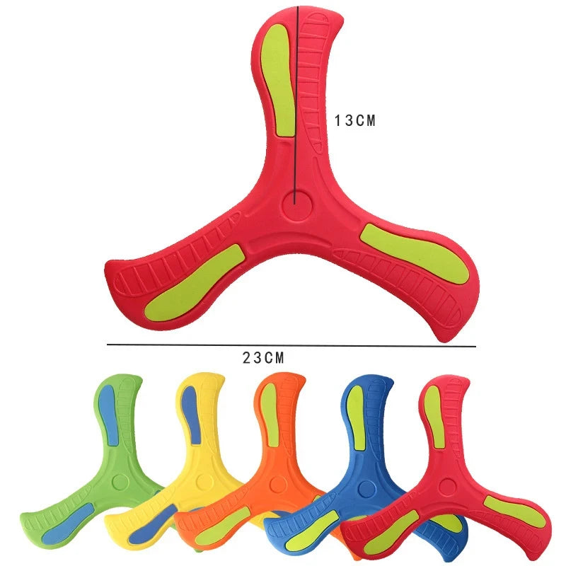 1/2/3 Stück Bumerang Weicher Dreiblättriger Kreuz-Bumerang für Erwachsene Interaktives Outdoor-Spielzeug Puzzle Entspannungsgeschenk