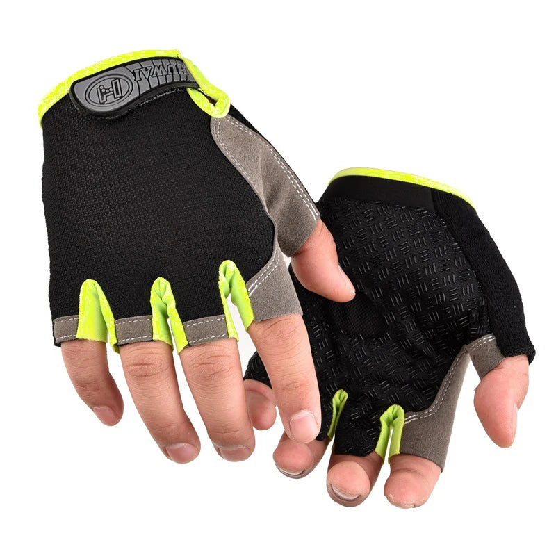 Männer Radfahren Fahrrad Handschuhe Halbe Finger Gym Handschuhe Frauen Handschuh Atmungsaktive Anti-slip Handschuh Fitness Sport Training Handschuhe