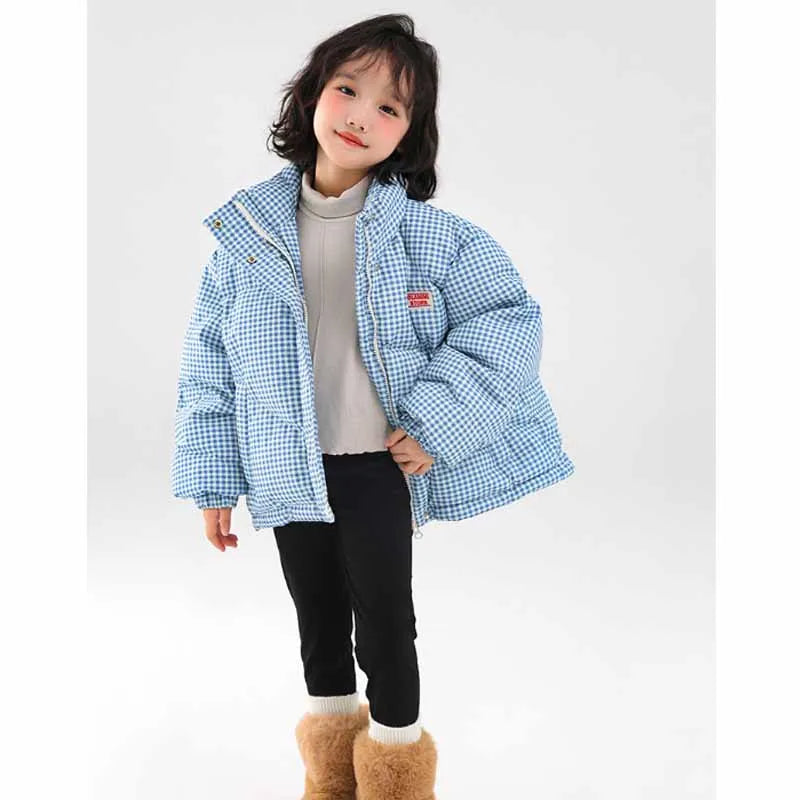 Kinder Verdicken Mantel Mädchen Warme Parka Winter Baumwolle Gefütterte Jacken Herbst Kinder Lange-sleeve Oberbekleidung Teen Zipper Tops 5-14Y