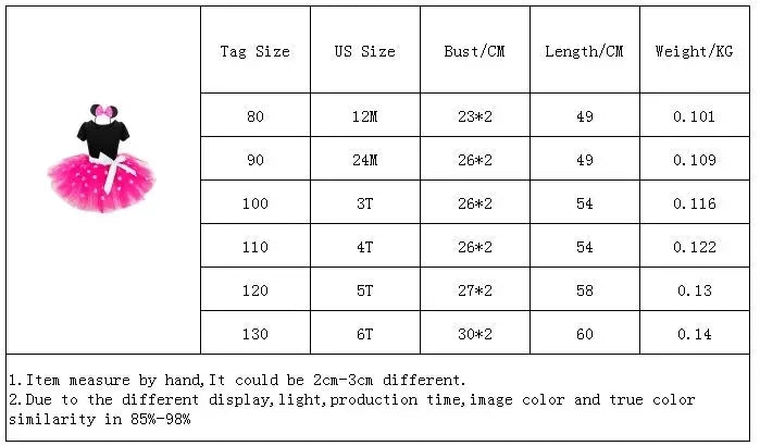 Mickey Minnie Mouse Baby Mädchen Cosplay Kostüm Kinder Fancy Polka Dot Kleid Prinzessin Kleid Kinder Geburtstag Party Kleidung Geschenk