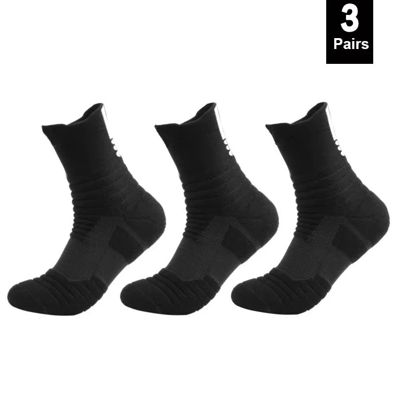 1/3 Pairs Anti-slip Fußball Socken Männer Baumwolle Socke Kurze Lange Röhre Fußball Basketball Sport Socken Atmungsaktive Deodorous socke 39-45