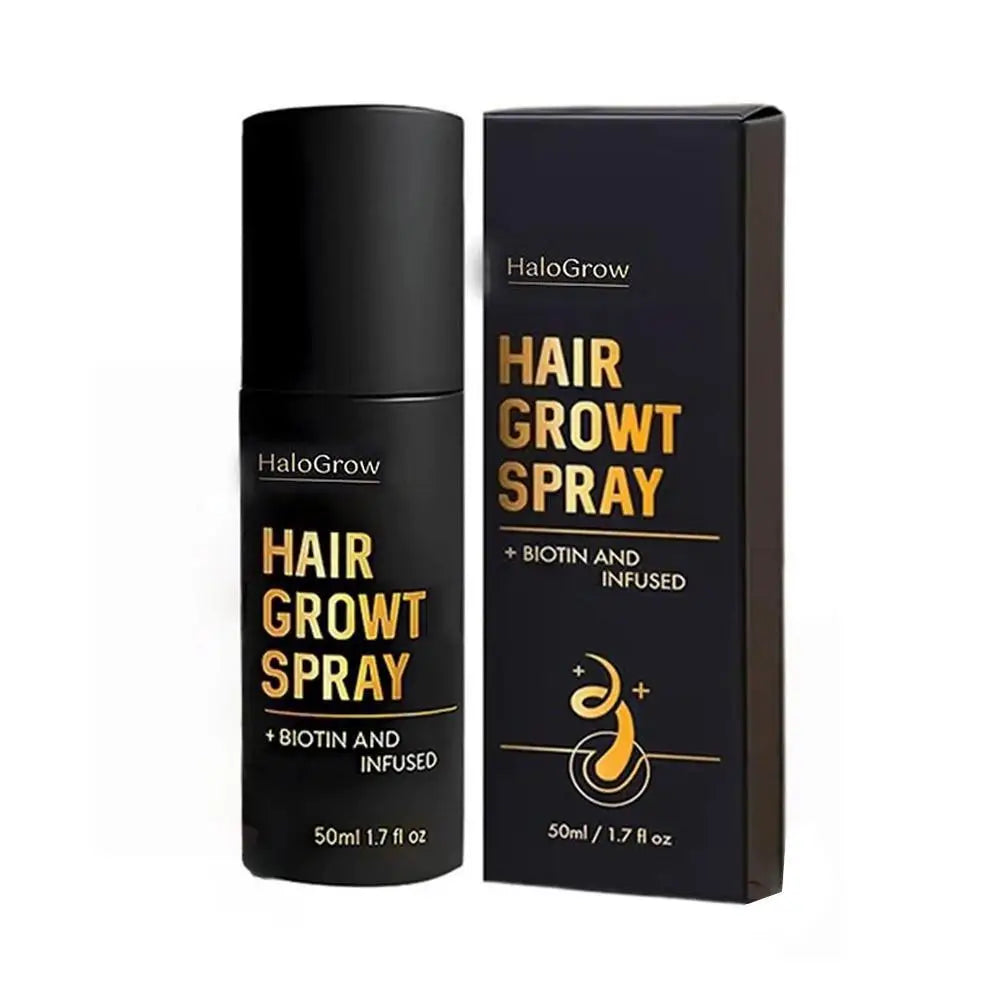 50 ml Haarwachstumsspray fördert die Gesundheit von Haarfollikeln, Melanin-Produktion, Haarverdickungsbehandlung für die Haarpflege von Männern und Frauen
