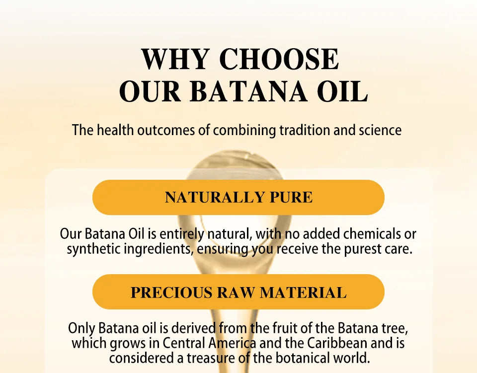Lewedo Naturals Batana-Öl, schnelles Haarwachstum für Männer und Frauen, reines Batana-Öl, nährt glänzendes Haar, gesunde Haarpflege, Anti-Haarausfall
