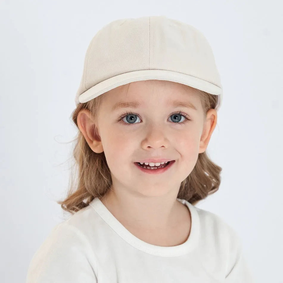 Baby Mädchen Baseball Caps Rosa Schwarz Weiß Grau Kinder Niedrigen Profil Sonne Hut Kinder Jungen Lauf Headwear Kleidung Zubehör