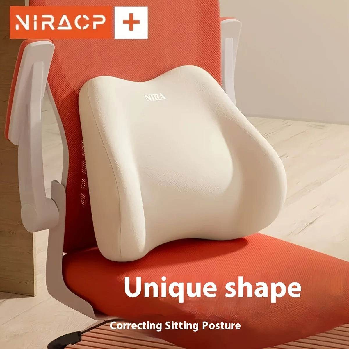 Büro-Lendenwirbelstützkissen, Schlaf-Lendenkissen, Büromöbel-Kissen, ergonomische, weiche, bequeme Memory-Baumwolle