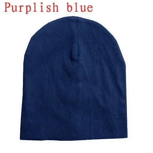 6M-3Y Baby Strickmütze und Schal Set Einfarbig Baumwolle Hip-Hop Beanie Warme Kleinkind-Mütze für Jungen Mädchen Frühling Herbst Winter