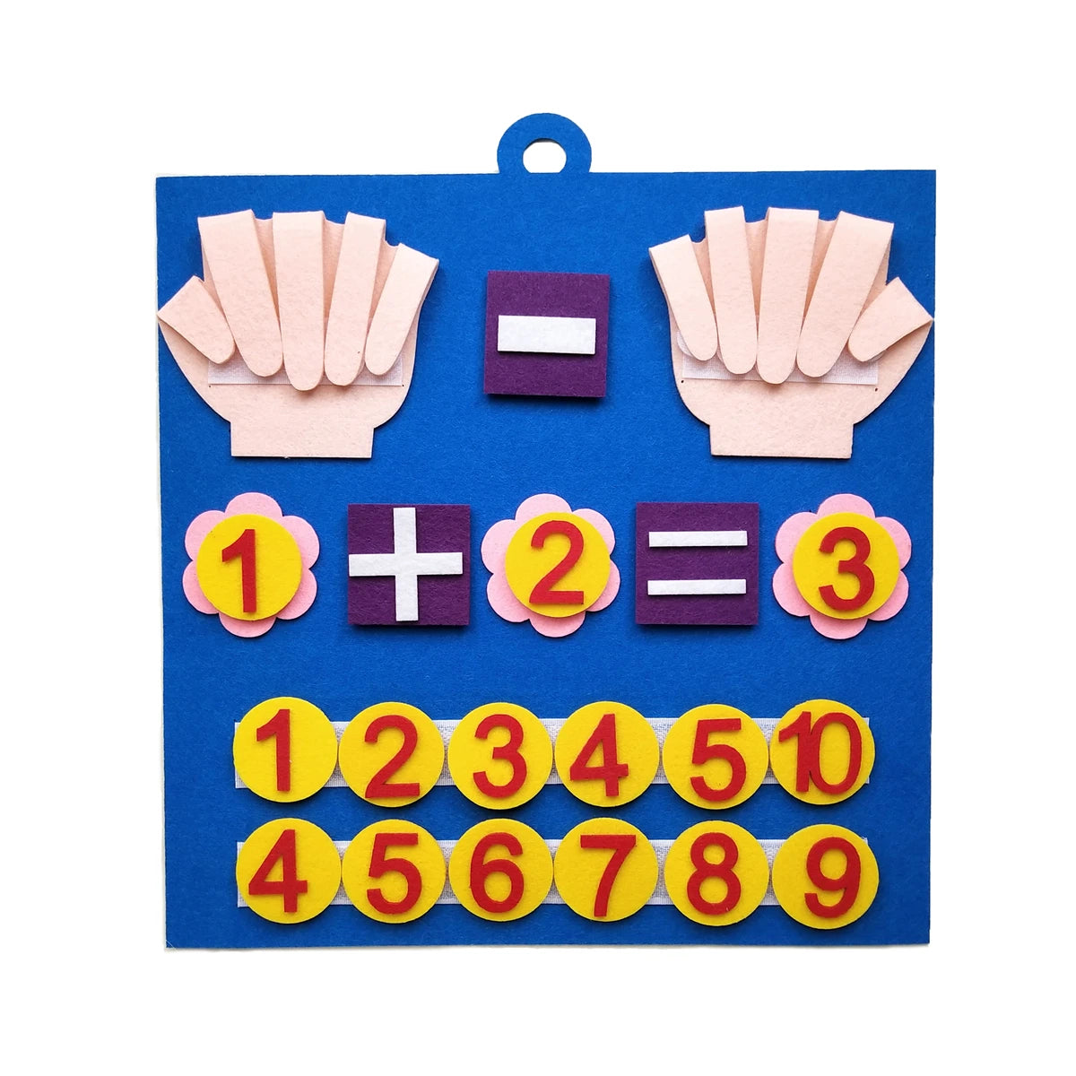 Kleinkind Montessori Spielzeug Filz Finger Zahlen Mathematik Spielzeug Kinder Zählen Frühe Bildung Lernen Spiel Für Kinder Intelligenz