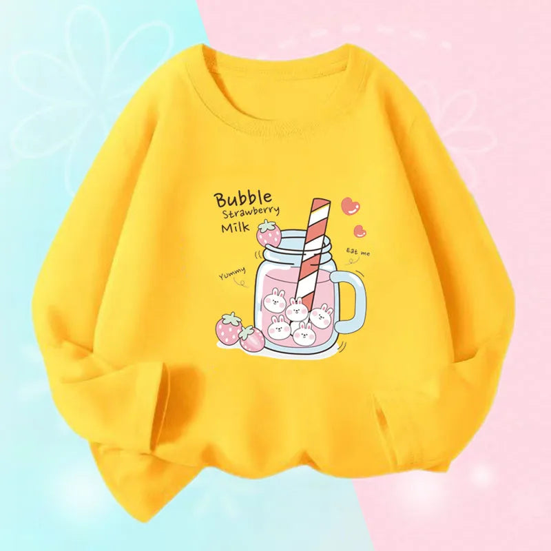 Girls Long Sleeve Graphic Tee