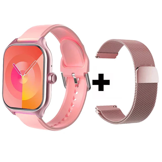 Smart Watch für Android IOS Uhren 1,83 Zoll HD Display Bluetooth Anruf Nachricht Alarm Musik Sport Modus Smartwatch Männer Frauen Geschenk
