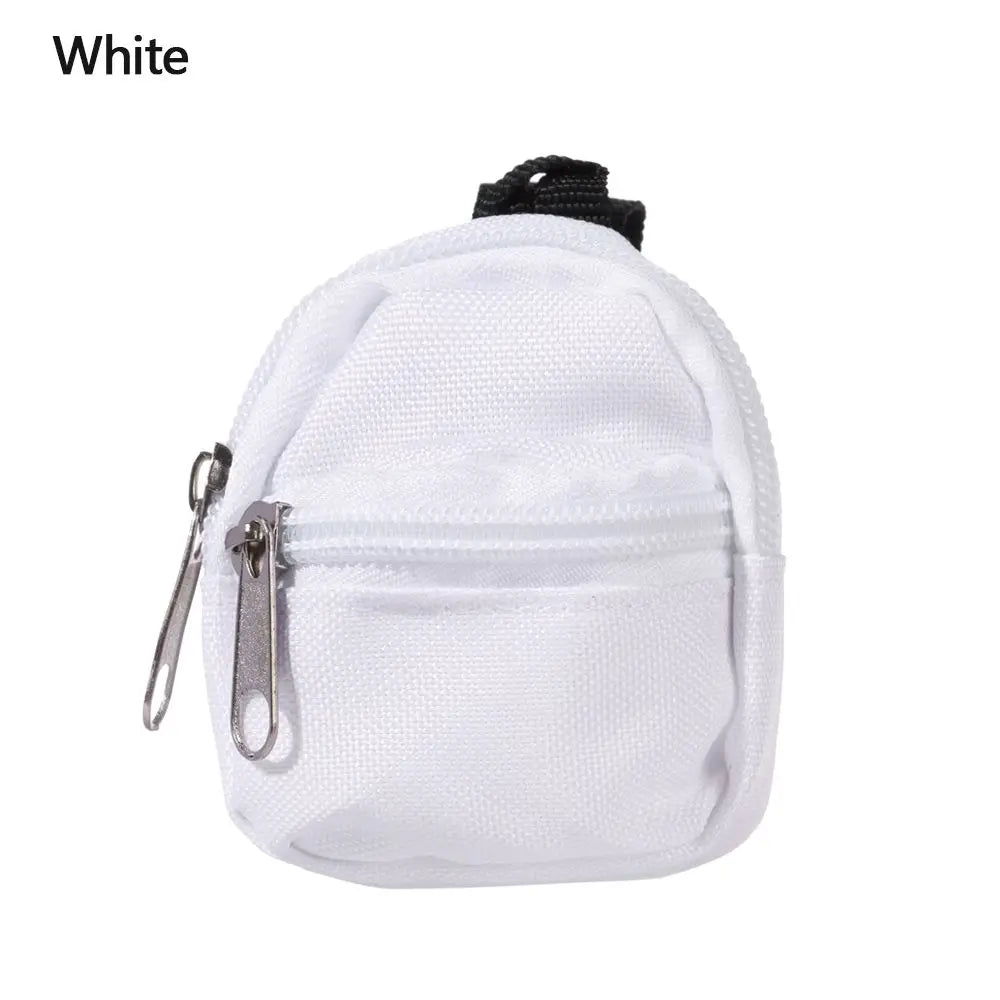 Puppen rucksäcke Puppe Minit aschen Mini Reiß verschluss Rucksack Puppen rucksack niedliche Schult aschen Puppen zubehör Spielzeug zubehör für Puppenspiel