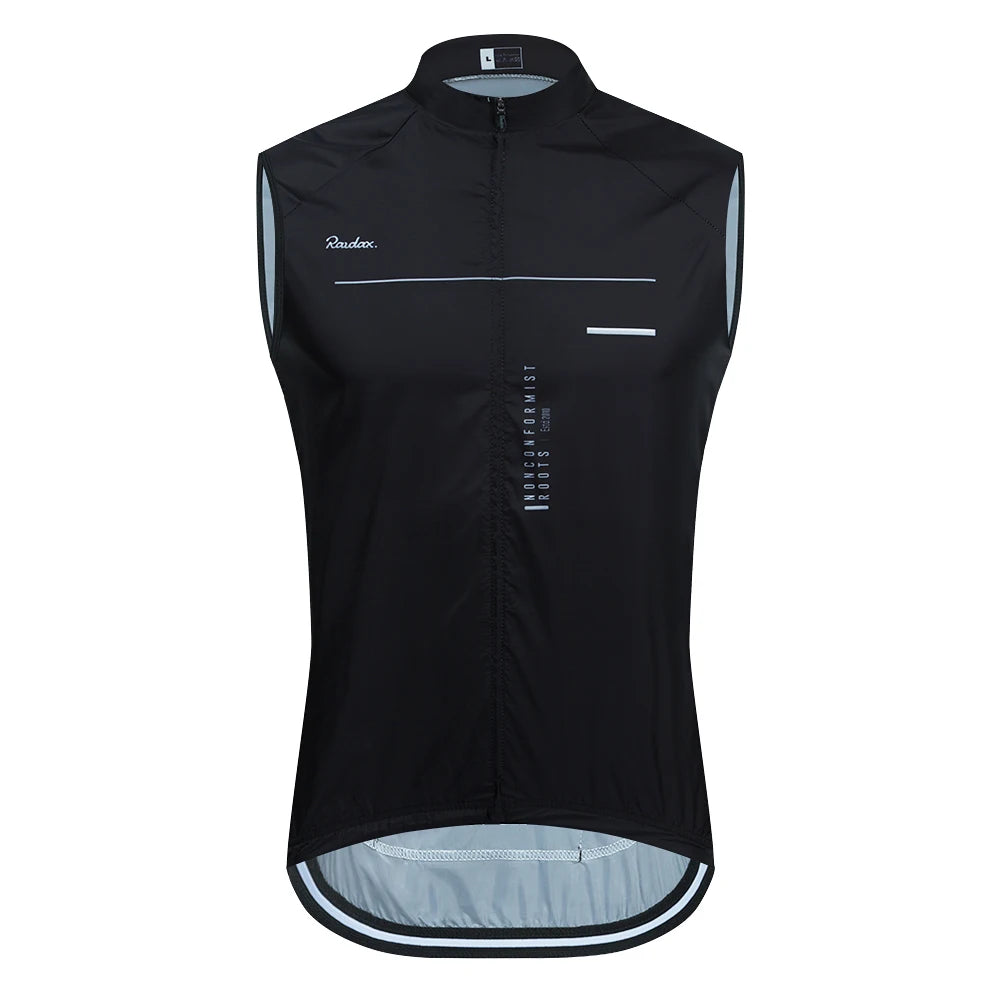 Männer Raudax Ärmellose Radfahren Weste Mesh Ciclismo Lets Gobik Unterhemd Jersey Winddicht Radfahren Kleidung Gilet Motorrad Weste