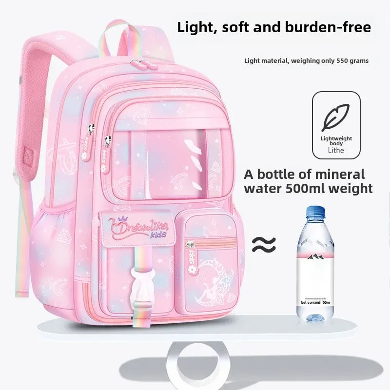 Pink Princess School Backpack