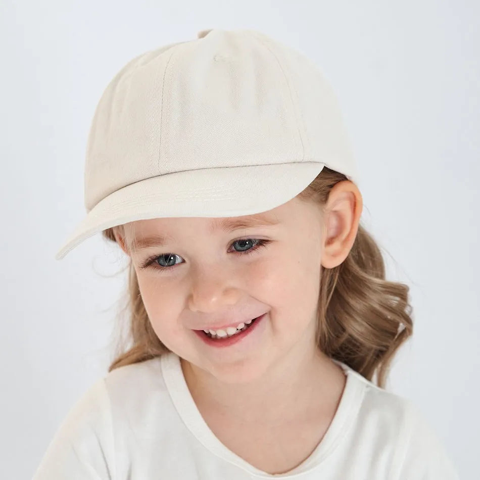 Baby Mädchen Baseball Caps Rosa Schwarz Weiß Grau Kinder Niedrigen Profil Sonne Hut Kinder Jungen Lauf Headwear Kleidung Zubehör