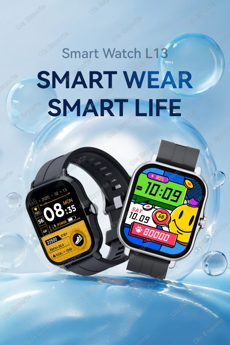 2026 Neue Multifunktionale Smartwatch für Männer & Frauen Bluetooth-Verbundenes Telefon Musik Fitness Sport Armband Schlafüberwachung Uhr HW12