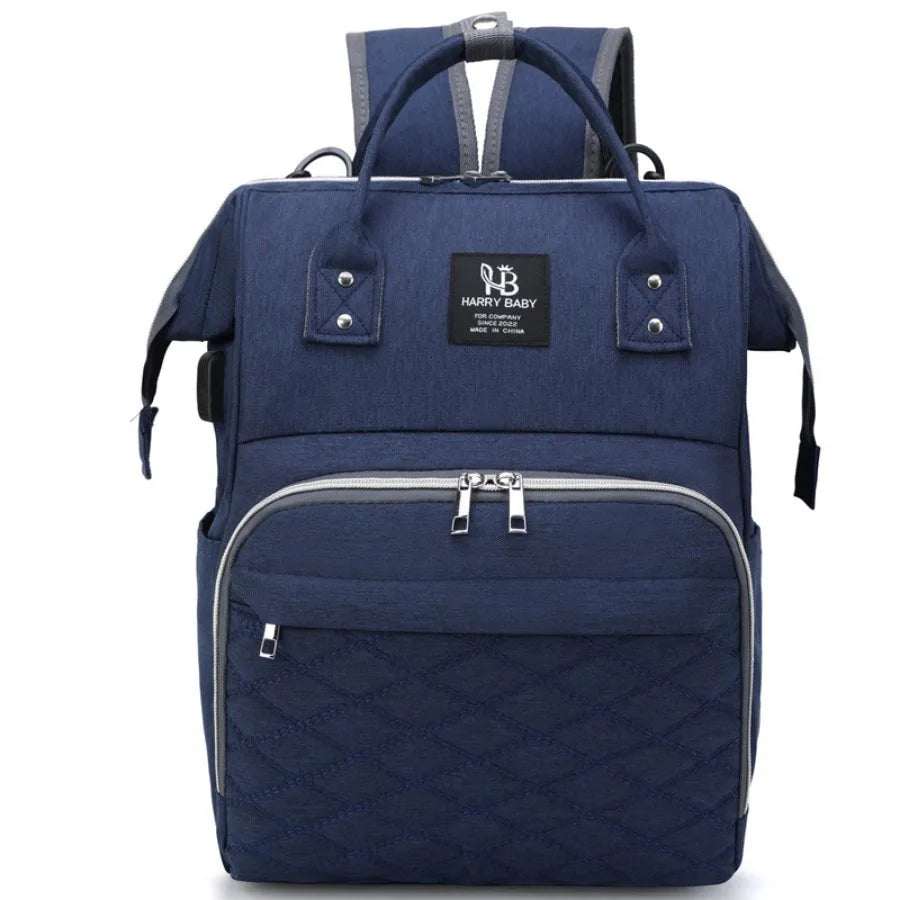 Mama Diaper Bags Baby Stroller Hanging Bag Mother Large Capacity Diaper Backpacks with Changing Mat Practical Baby Nursing Bags