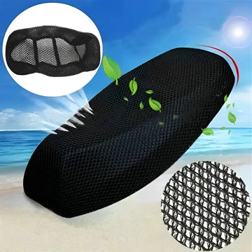 Sommer Cool 3D Mesh Motorrad Sitzbezug Atmungsaktive Roller Sitzbezüge Kissen Anti-Rutsch-bezug Grid Schutz pad