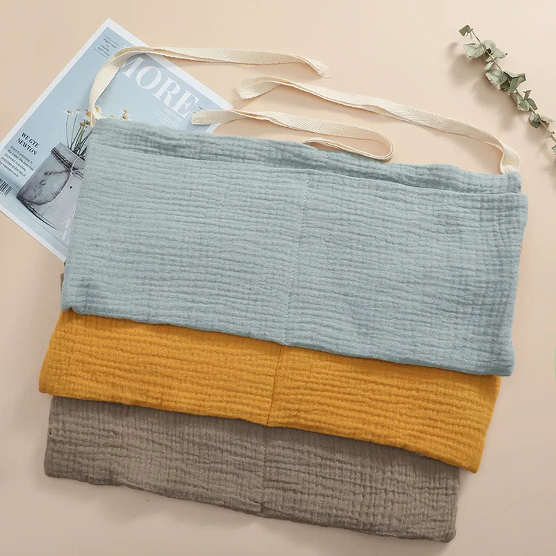 Babybett-Organizer, Kinderbett, Caddy, Bett, Aufbewahrungstasche, 2 Taschen, Nachttisch, hängende Windel, Kinderzimmer, Spielzeug, Tasche, Windeln, Kinderwagen, Organisieren