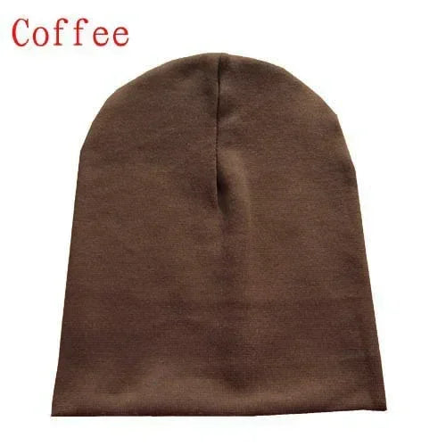 6M-3Y Baby Strickmütze und Schal Set Einfarbig Baumwolle Hip-Hop Beanie Warme Kleinkind-Mütze für Jungen Mädchen Frühling Herbst Winter