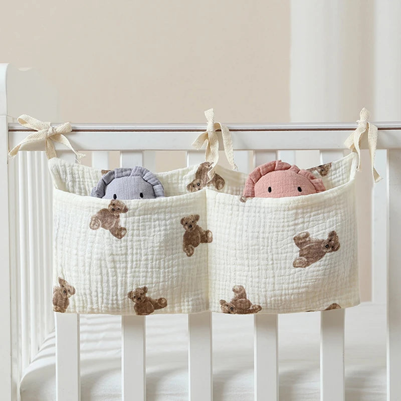 Baby Stuff Organizer Nursery Storage Bag Multifunctional Newborn Bed Bag for Children's Bedding Diaper Bag Stroller Organizer