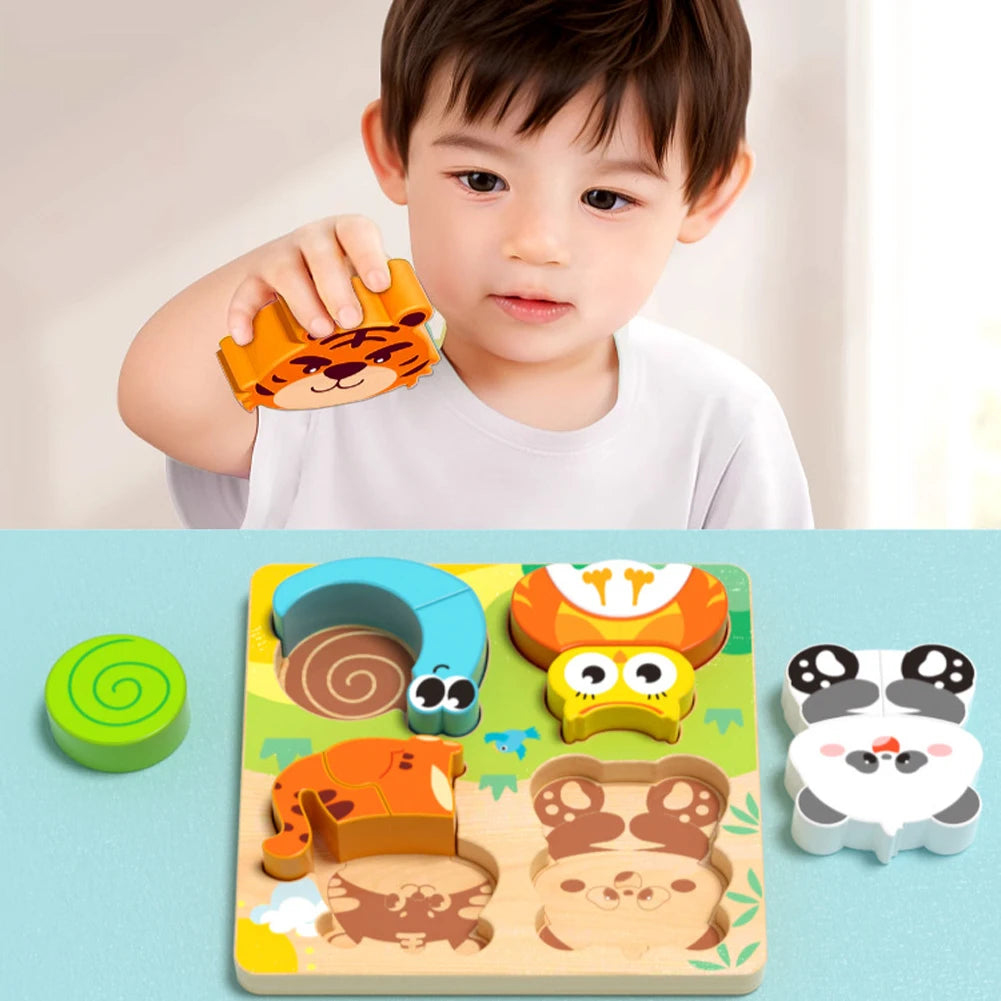 Wooden Animal Puzzle Toy