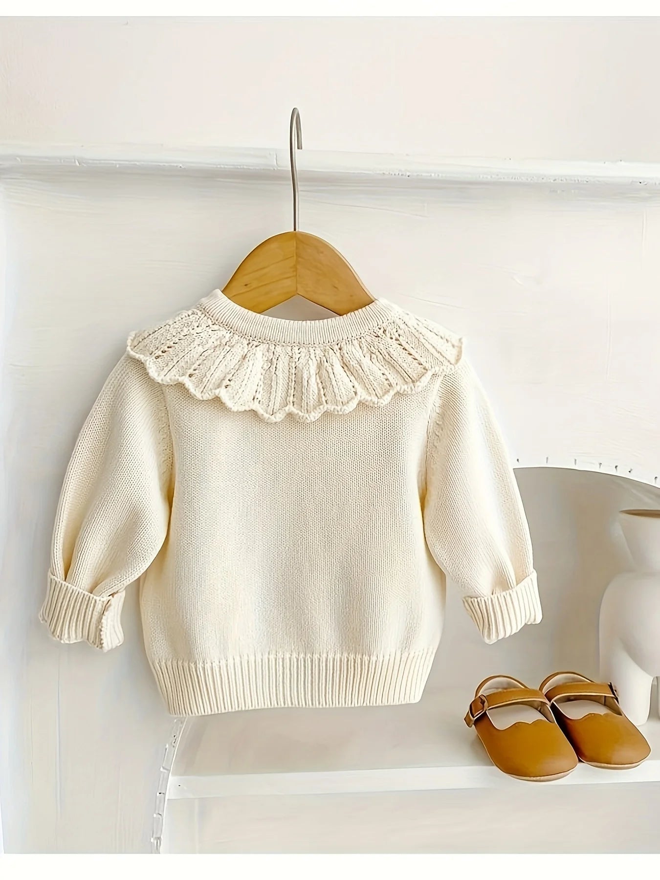 Herbst und Winter Baby Strickjacke Baby Mädchen Tops Kleinkind Winter Baby Stil Warmer Pullover