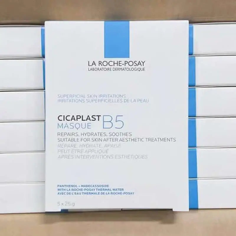La Roche-Posay Cicaplast B5 Multi-Action Repair Mask Intensiv feuchtigkeitsspendende, beruhigende Barriere-Reparaturmaske für empfindliche Haut nach der Behandlung.