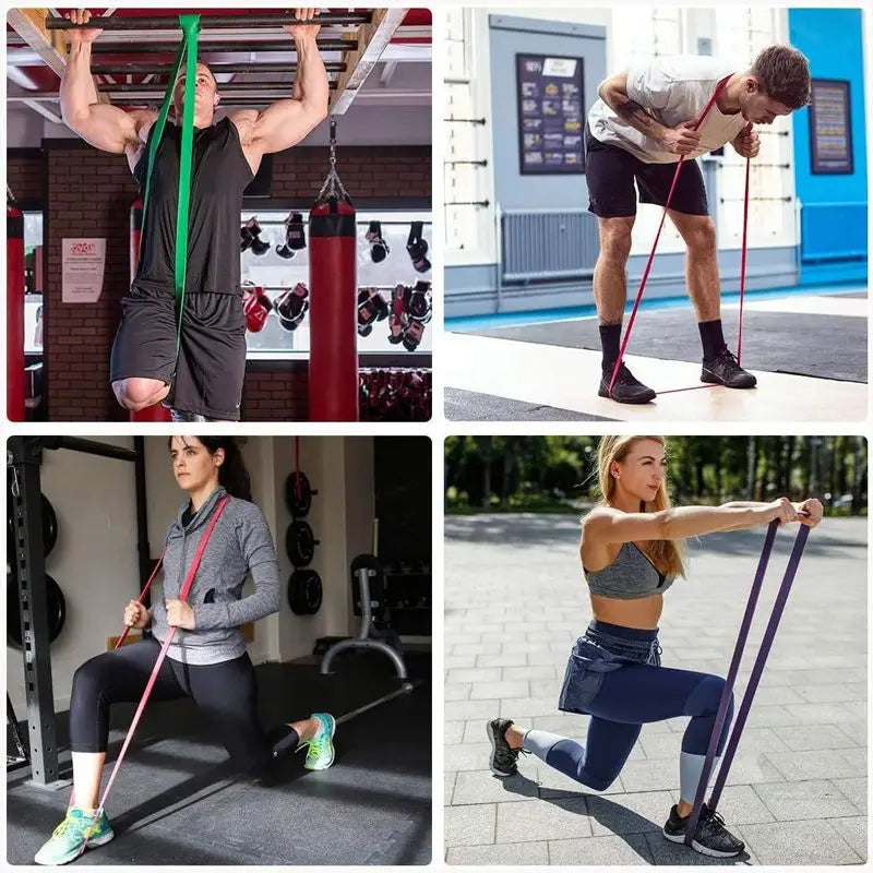 20 ~ 230lbs Heavy-Duty Widerstand Band Agility Training Workout Gym Ausrüstung Yoga Pilates Zubehör Gummiband Home Gym