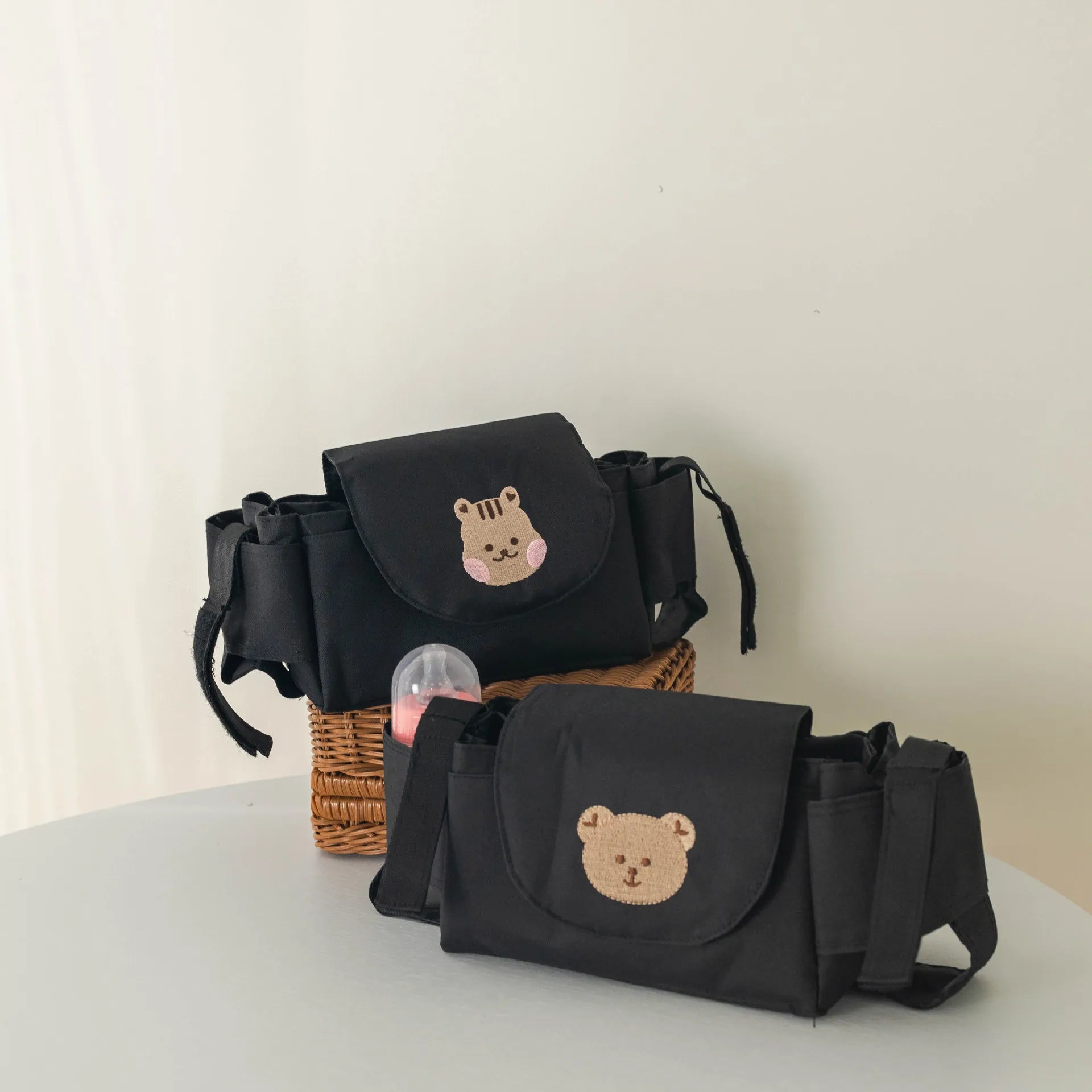 Baby Kinderwagen Tasche Kinderwagen Organizer Baby Zubehör Tasse Halter Neugeborenen Trolley Tragbare Reise Auto Taschen für Wagen Universal