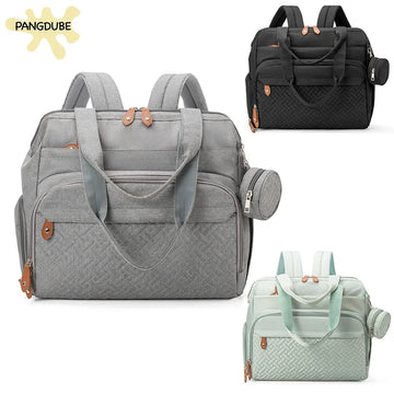 PANGDUBE Large Backpack for Mom and Dad, Baby Diaper Bags with Pacifier Pocket, Diaper Bag for Babies, Maternity Backpack for Mom