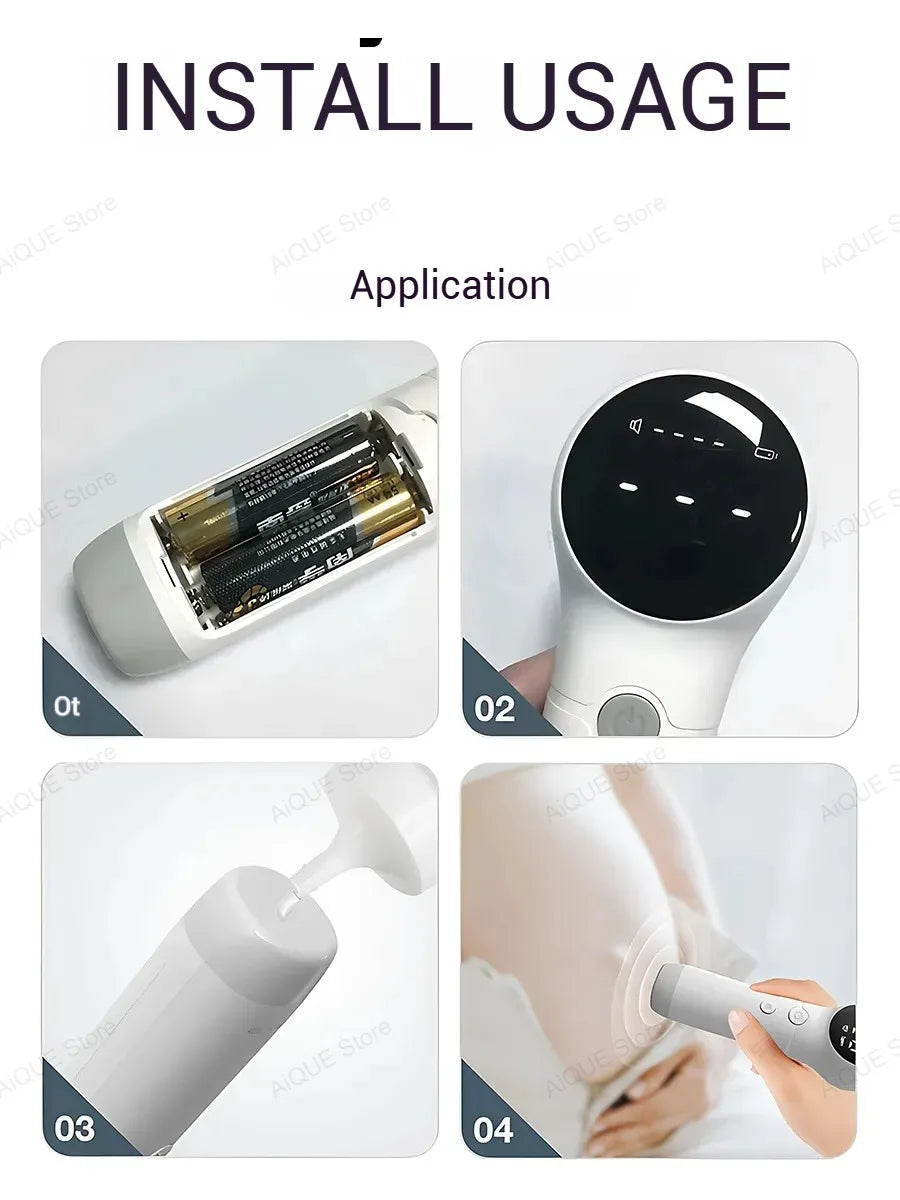 AiQUE ALL-IN-ON 2,5 MHz Fetal Doppler Ultraschall Baby Herz Detektor Schwangere Ultraschall Baby Herzschlag Monitor Für Schwangerschaft