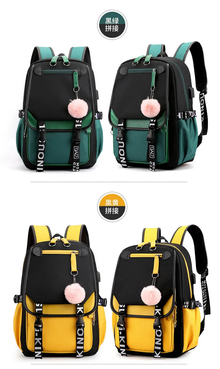 Teens Korean Style School Backpack