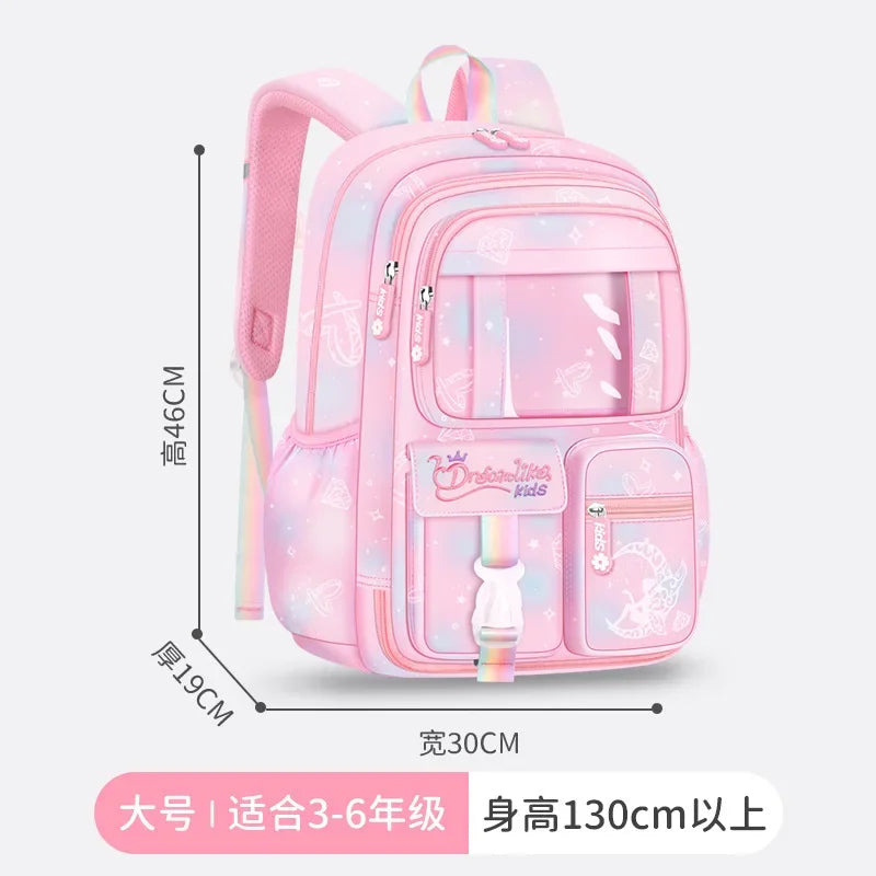 Pink Princess School Backpack