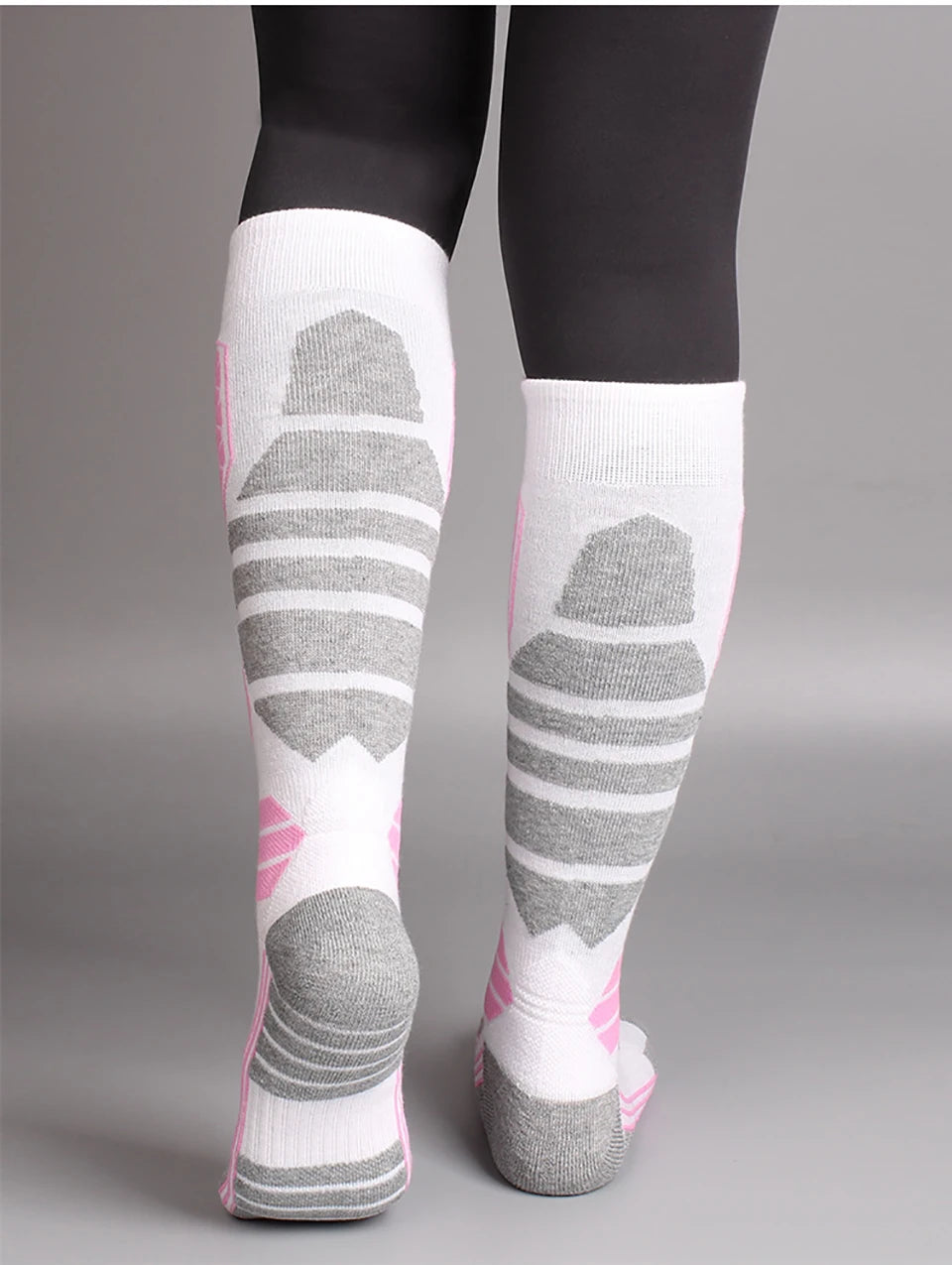 GTUBIKE 1 Paar warme Winter-Skistrümpfe, verdickende Wandersocken für Damen und Herren, Anti-Kälte-Skifahren, Outdoor-Sportstrümpfe, Schnee