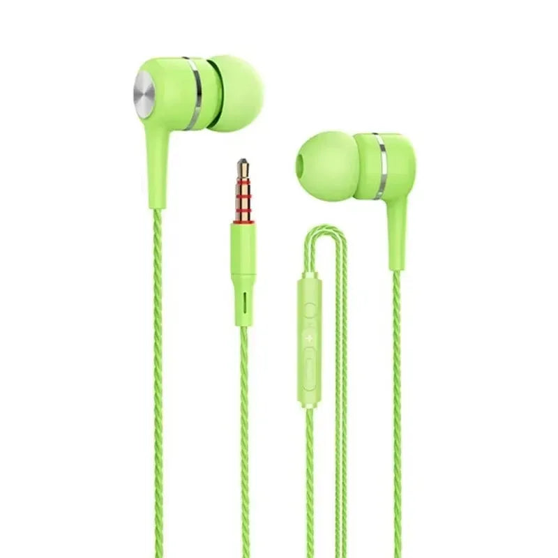 3,5mm Wired Kopfhörer In Ear Headset HIFI Schwere Bass Ohrhörer Monitor Sport Headset Stereo Musik Gaming Kopfhörer mit Mikrofon