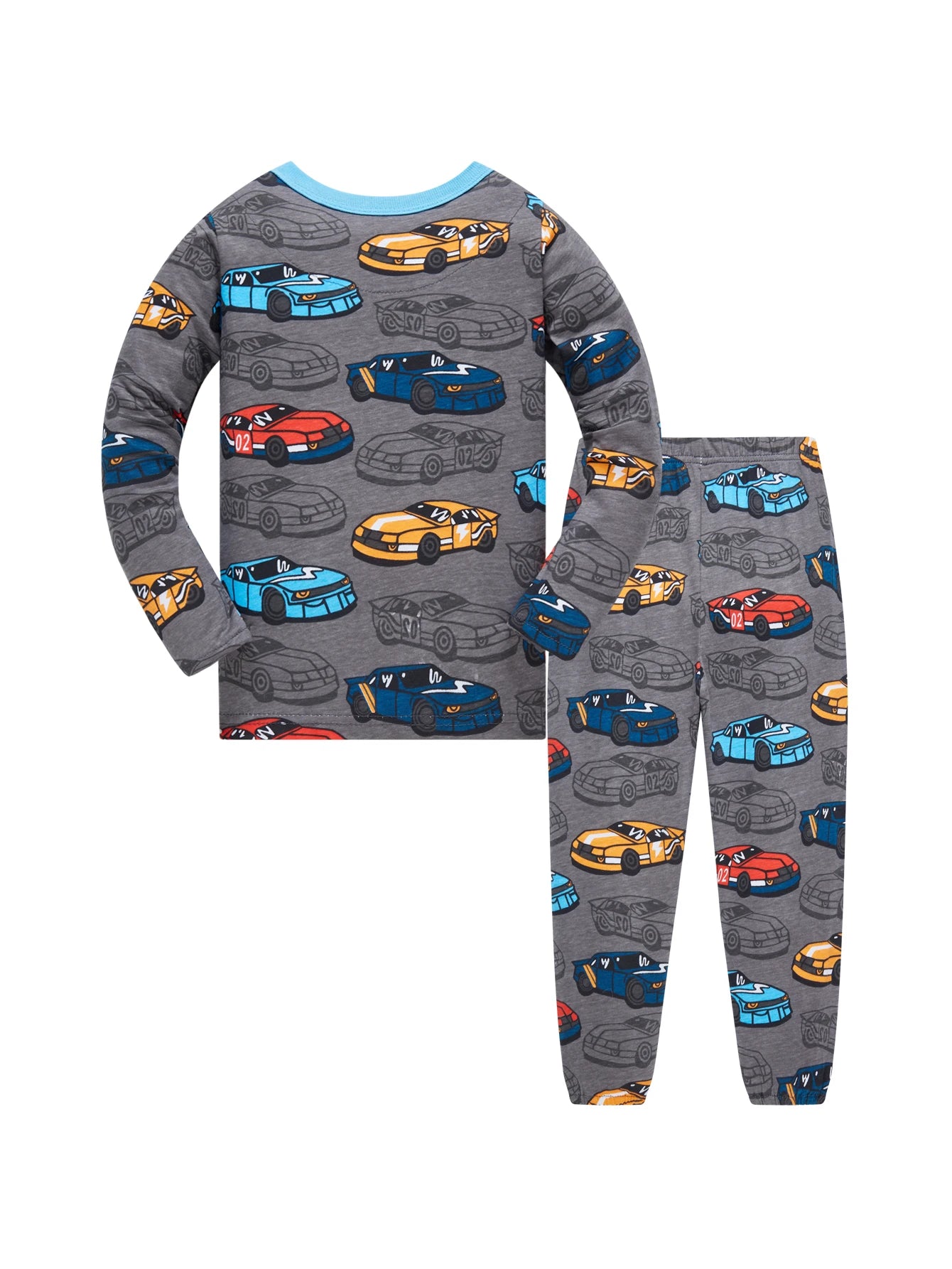 Kids Car Print Pajama Set