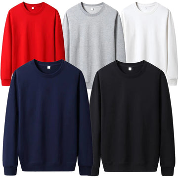 Männer Casual Hoodie Einfarbig Sweatshirt Mode Winter Herbst Casual Sweatshirts Pullover Fleece Streetwear