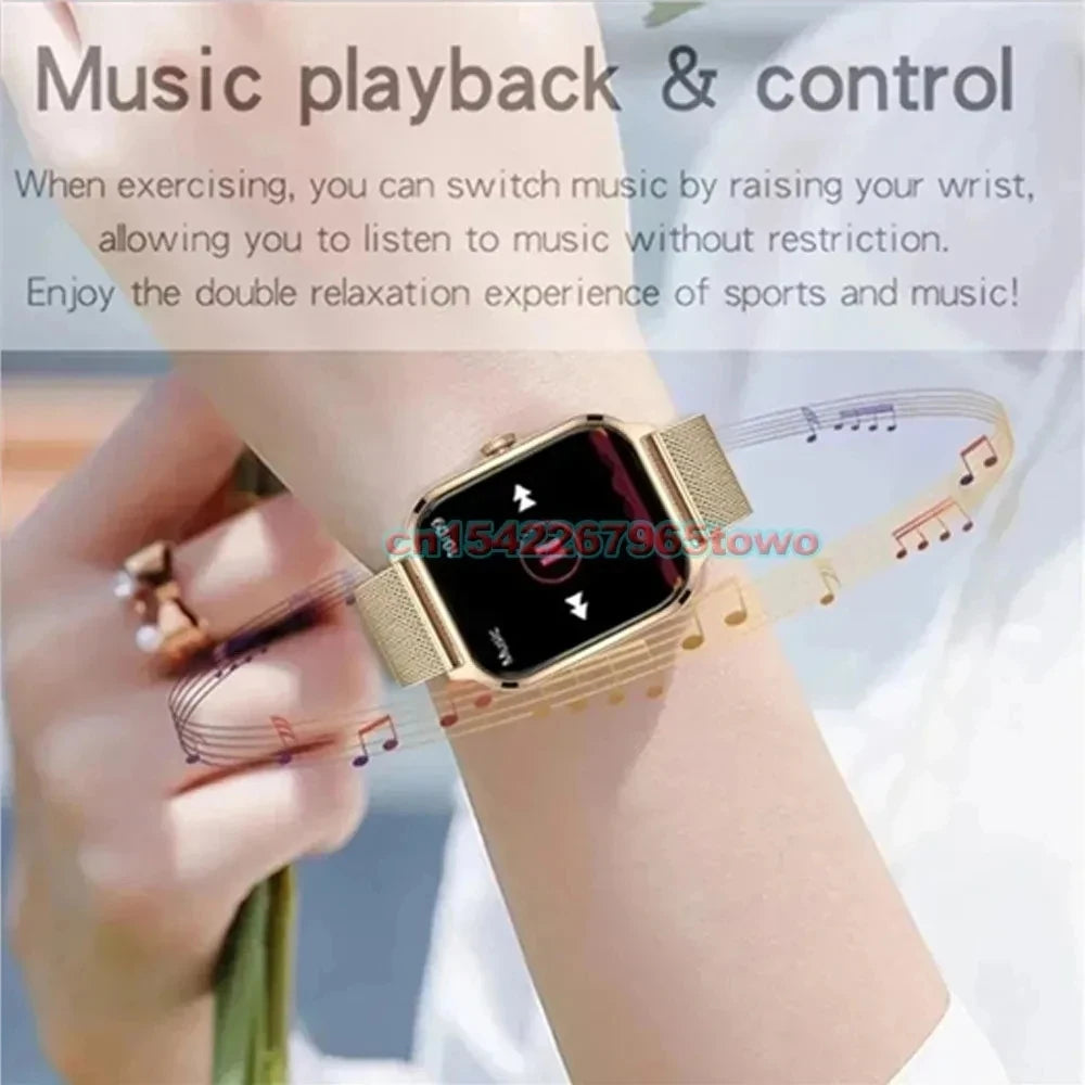 Smart Watch für Android IOS Uhren 1,83 Zoll HD Display Bluetooth Anruf Nachricht Alarm Musik Sport Modus Smartwatch Männer Frauen Geschenk