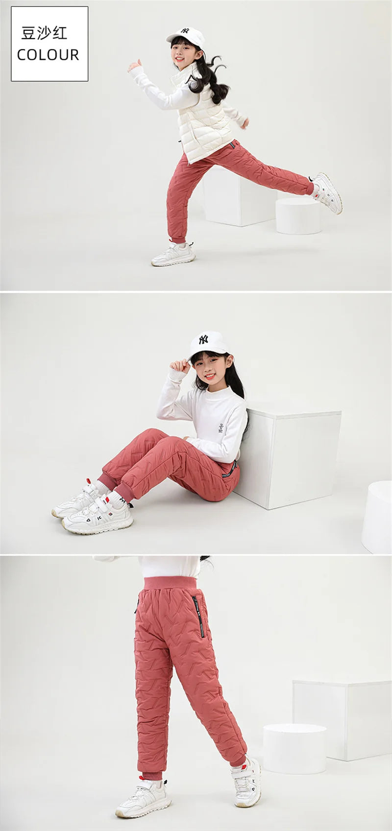 Winter Gepolsterte Hosen Kinder Dicke Plus Samt Warme Hosen Jungen Lamm Wolle Baumwolle Lange Hosen Herbst Kinder Casual Sport Hosen