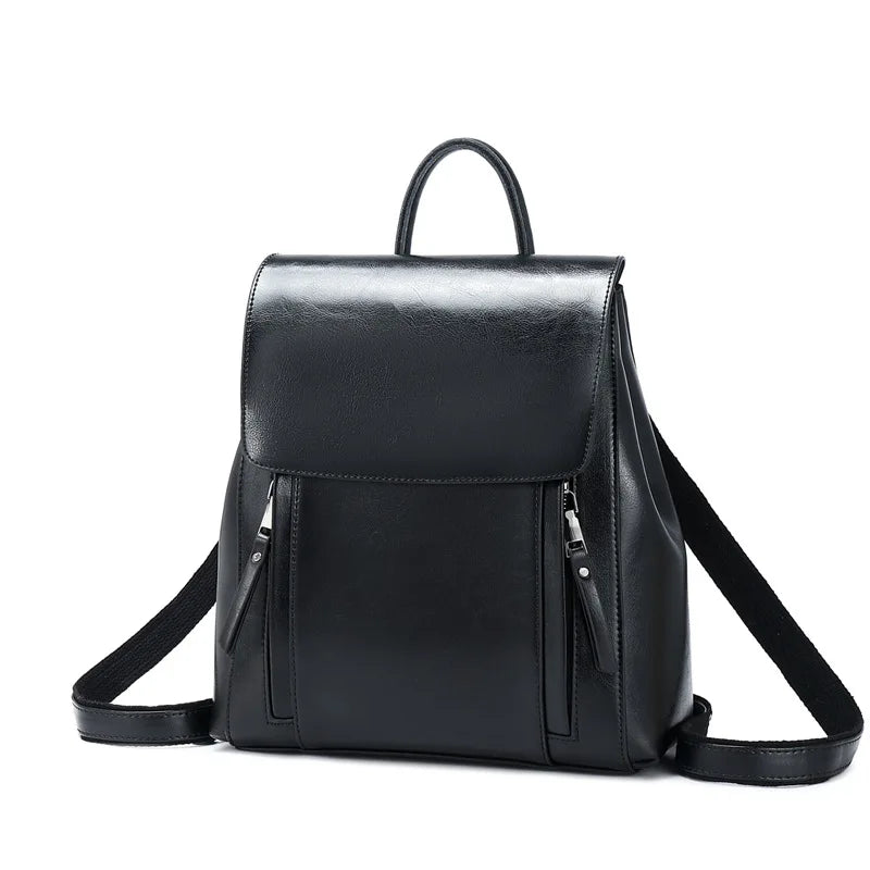 Frauen Rucksack Kreuz körper Schulter Tasche Aus Echtem Leder Mädchen Schule Weibliche Natürliche Haut Buch Laptop Rucksack Messenger Taschen