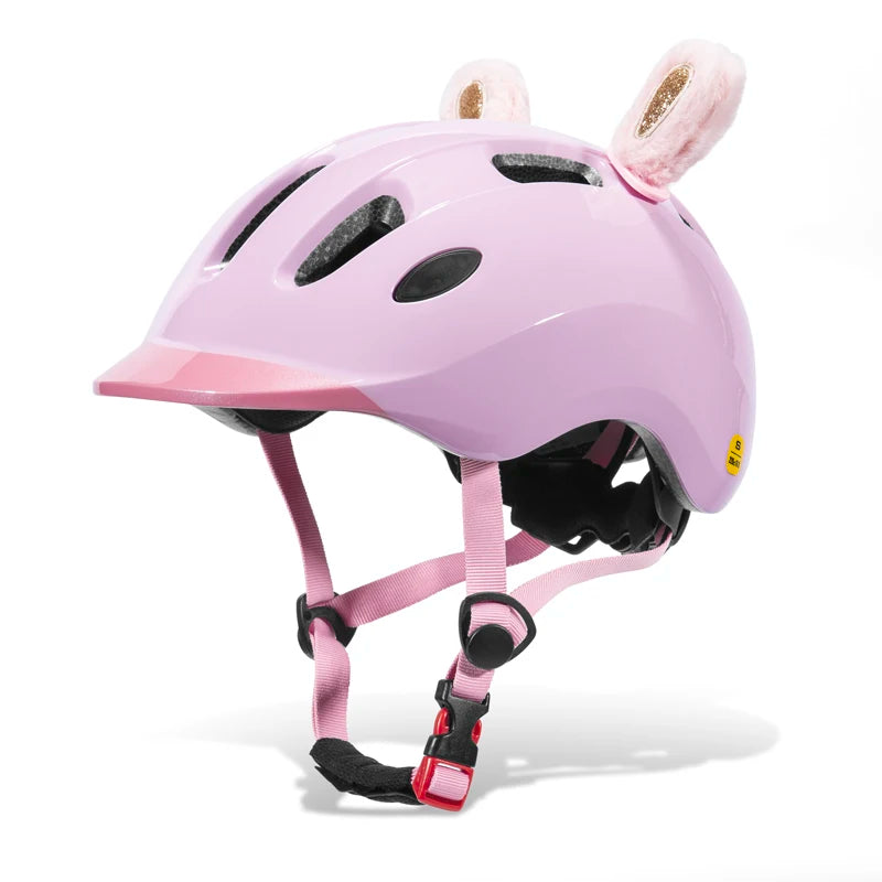 Kinder-Fahrradhelm mit Panda-Cartoon-Design für Kleinkinder, Skateboard, Roller, Radfahren, 51-55cm Kinderfahrradhelm