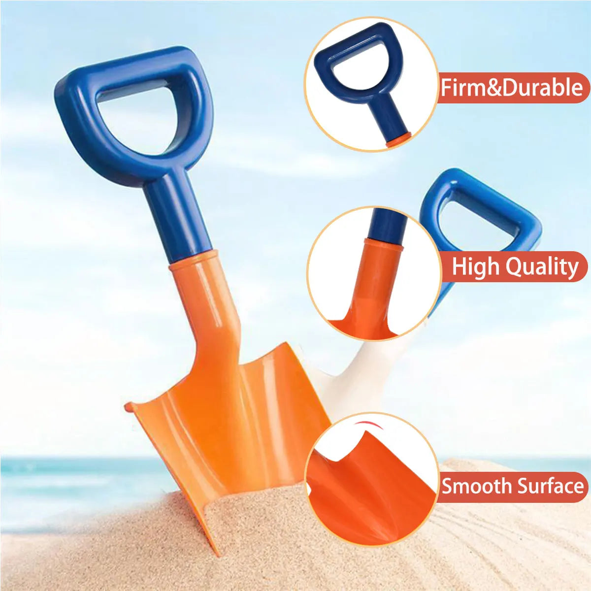 1/2PCS Kinder Strand Schaufel oder mit Klapp Eimer Kind Sand Spitzen Spielzeug Spielen Im Freien Wasser/Schnee spiel Sommer Winter Geschenk