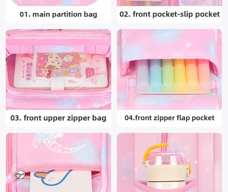 Pink Princess School Backpack
