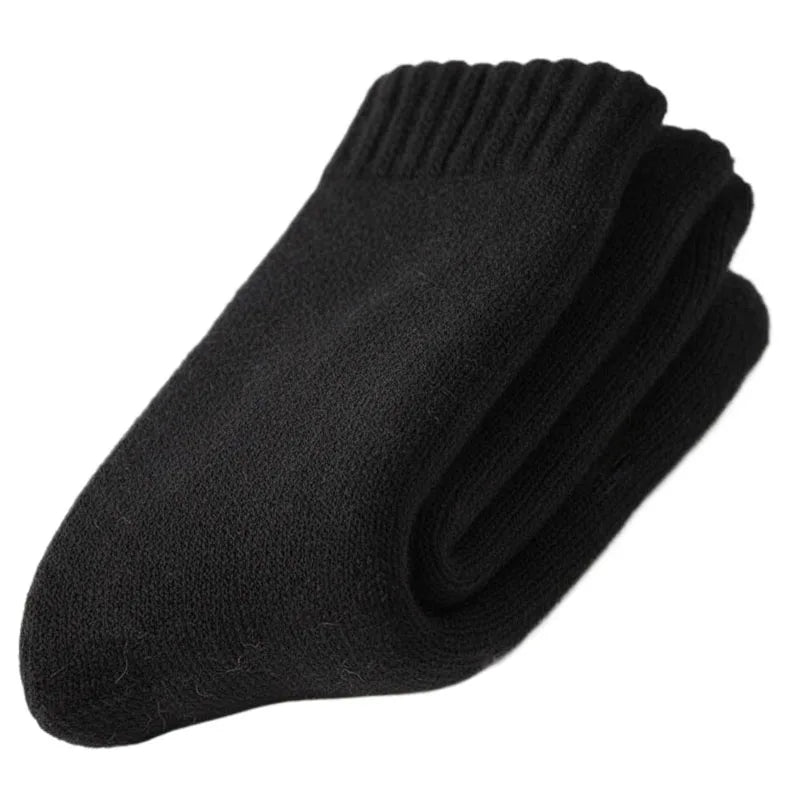 2026 Neue Winter-Supersocken, extra dick und warm, Wollsocken für Männer und Frauen, einfarbige Socken, Merinowollsocken gegen Kälte und Schnee, Frottee-Socken