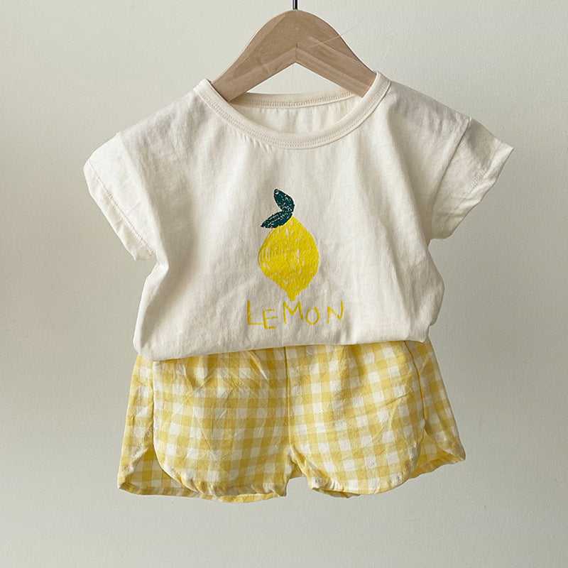 Baby Pyjamas Sets Baumwolle Kind Pyjamas Kleinkind Sommer Ärmellose Baby Nachtwäsche Pyjamas Kinder Cartoon Homewear Kleidung